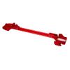 BeaxTurbo Racing Upgrade Parts CNC 7075Aluminum Chassis Brace kit for Traxxas JATO 4 * 4 1/8 9024 9025 (red) view 3