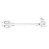 BeaxTurbo Racing Upgrade Parts CNC 7075Aluminum Chassis Brace kit for Traxxas JATO 4 * 4 1/8 9024 9025 (Silver) view 2