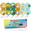 Christmas Stocking Stuffer Fidget Slider, Sensory Fidget Toys, Anxiety Relief Items for Kids, Stress Relief Toys,Textured SensoryToys for Autism Children Anxiety Relief Items for Teens(6Pack) view 1