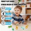 Christmas Stocking Stuffer Fidget Slider, Sensory Fidget Toys, Anxiety Relief Items for Kids, Stress Relief Toys,Textured SensoryToys for Autism Children Anxiety Relief Items for Teens(6Pack) view 4