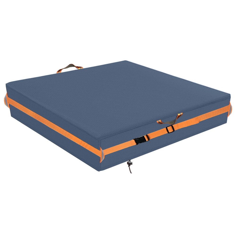 Outdoor Sandboxes Cover,600D Waterproof Oxford Fabric with Two Reflective Carrying Handles and a Loop of 8.1 Metre Webbing Carabiners,Elasticated Drawstring at The Bottom.77 L x 77" W x 8" H,Grey.