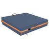 Outdoor Sandboxes Cover,600D Waterproof Oxford Fabric with Two Reflective Carrying Handles and a Loop of 8.1 Metre Webbing Carabiners,Elasticated Drawstring at The Bottom.77 L x 77" W x 8" H,Grey. view 1
