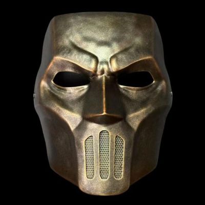 Gbyork The Turtle Warrior Cosplay Mask Resin Halloween Dance Party Costume Mask Props (Copper)