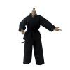 1/12 Action Figure Clothes,Taekwondo Uniform Outfits for 6 inch Male Action Figures,6 inch Miniature Karate Suit (Black) view 1