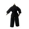 1/12 Action Figure Clothes,Taekwondo Uniform Outfits for 6 inch Male Action Figures,6 inch Miniature Karate Suit (Black) view 3