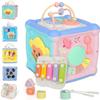 Mini Ami 6-in-1 Baby Activity Cube for 1.5 Year Old, Educational Learning Fine Toy, Fast Learner Toddlers Activity Cube for Babies, Music & Light-Up Toy for Baby Girls and Boys, First Birthday Gifts view 1