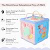 Mini Ami 6-in-1 Baby Activity Cube for 1.5 Year Old, Educational Learning Fine Toy, Fast Learner Toddlers Activity Cube for Babies, Music & Light-Up Toy for Baby Girls and Boys, First Birthday Gifts view 4