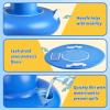 Inflatable Punching Bag for Kids 3-12, Boxing Equipment for Kids and Adults, Christmas, Birthday Gifts, Punching Bag Practice Karate, Taekwondo(Blue) view 2