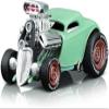 1933 3W Coupe Light Green 1/64 Diecast Model Car by Muscle M 15546grn view 1