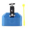 Hapivida Drum Percussion Cowbell Mount Kit, ABS Plastic Quick Release with Adjustable Screw Drumstick Baby Toy for Education Training (Blue) view 1