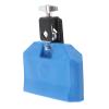 Hapivida Drum Percussion Cowbell Mount Kit, ABS Plastic Quick Release with Adjustable Screw Drumstick Baby Toy for Education Training (Blue) view 2