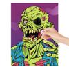 Halloween Games Pin The Eyeball on The Zombie 48 Players Halloween Party Game Birthday Wedding Babyshower Halloween Activity School Home Office Indoor with 2 Blindfolds Zombie Themed Games view 1