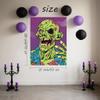 Halloween Games Pin The Eyeball on The Zombie 48 Players Halloween Party Game Birthday Wedding Babyshower Halloween Activity School Home Office Indoor with 2 Blindfolds Zombie Themed Games view 3