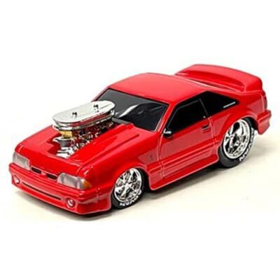 1993 SVT Cobra Red 1/64 Diecast Model Car by Muscle M 15563RD