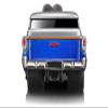 1955 Cameo Pickup Truck Gray and Blue Metallic with Flames 1/64 Diecast Model Car by Muscle M 15526-15553bl view 4