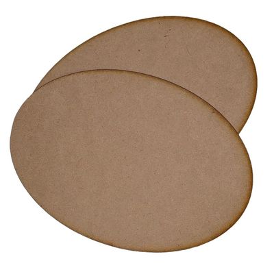 200mm x 105mm Oval MDF Bases x2 Miniatures Laser Cut FAST SHIPPING US SELLER
