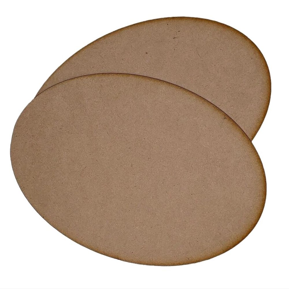 200mm x 105mm Oval MDF Bases x2 Miniatures Laser Cut FAST SHIPPING US SELLER