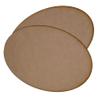 200mm x 105mm Oval MDF Wood Bases (x2) Laser Cut Blanks Crafts FAST SHIPPING US SELLER view 1