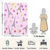 GakkiGii Romantic Tower Baby Blanket 30"x40", Soft Cotton Throw for Boys and Girls, Crib Stroller Blanket for Naps and Travel view 3