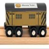 MUNI PALS Munipals NYC Wooden Subway Train MP01_Mony Compatible with Wooden Tracks  Nostalgia Series Collectible R21 Money Train view 3