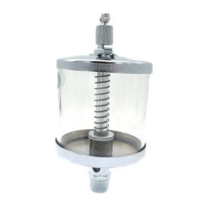 PPOZYLPC M16x1.5 Male 200ml Iron Drip Feed Oiler Sight Oiler Adjustable Capacity