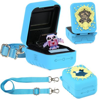 JCHPINE Silicone Cover Case for Bitzee Harry Potter Interactive Digital Pet, Protective Cover for Harry Potter Bitzee Pets Accessories (Blue)