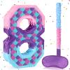 Lemicin Number 8 Pinata with Mermaid Pinata Stick Blindfold 8th Mermaid Birthday Party Decorations for Kids Girl Happy Birthday Ocean Theme Party Supplies (Small, 15.4 x 11 x 3 In) view 1