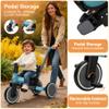 BoBike 5-in-1 Tricycle for Toddlers 18 Months to 5 Years, Kids Bike with Upgraded Pedals, Parent Push Handle, Balance Bike & Easy Assembly for Boys Girls (Sky Blue) view 3