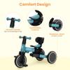 BoBike 5-in-1 Tricycle for Toddlers 18 Months to 5 Years, Kids Bike with Upgraded Pedals, Parent Push Handle, Balance Bike & Easy Assembly for Boys Girls (Sky Blue) view 4