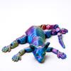 3D Printed Bald Cat Model,Flexible Realistic Articulated Animal Fidget Toys,Mystery Figurines Gifts for Easter,Executive Desk Funny Dcor and Festival Collectible,Easter Basket Stuffers (RYB) view 4