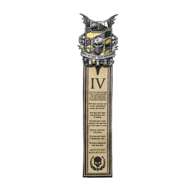 Starforged Warhammer 30K 4th Legion Iron Warriors Honour Badge Of Warsmith Seal Badge