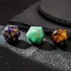 1PCS Gem D20 DND Dice - 25mm 20 Sided Crystal Green Aventurine D&D Dice for Dungeons and Dragons, RPG, Roleplaying Games MTG Table Games, Handmade Polyhedral Dice(Green Aventurine) view 4