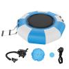 6.5ft Inflatable Water Bouncer,300lb Capacity Recreational Water Trampoline with Electric Pump,3-Step Ladder & Anchor Kit,Heavy Duty 1000D PVC Compatible with Pool, Lake, Ocean view 1