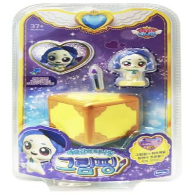 caincosmetic Catch Teenieping Cute Figure Cube with Accessories and Stickers Transformable Collectible Toy with QR Medal and Display Stand (Artping )