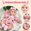20inch Realistic Silicone Baby Doll - Lifelike Full Body Reborn Baby Girl, Handmade with Soft Platinum Silicone, Anatomically Correct & Washable, for Kids & Collectors view 3
