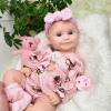 20inch Realistic Silicone Baby Doll - Lifelike Full Body Reborn Baby Girl, Handmade with Soft Platinum Silicone, Anatomically Correct & Washable, for Kids & Collectors view 4
