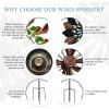 83in Wind Spinners Outdoor Metal Large Windspinner Wind Spinner Dual Direction Solar Spinner view 3