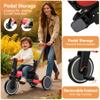 BoBike 5-in-1 Tricycle for Toddlers 18 Months to 5 Years, Kids Bike with Upgraded Pedals, Parent Push Handle, Balance Bike & Easy Assembly for Boys Girls (Red) view 3