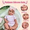20inch Realistic Silicone Baby Doll - Lifelike Full Body Reborn Baby Girl, Handmade with Soft Platinum Silicone, Anatomically Correct & Washable, for Kids & Collectors view 3