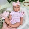 20inch Realistic Silicone Baby Doll - Lifelike Full Body Reborn Baby Girl, Handmade with Soft Platinum Silicone, Anatomically Correct & Washable, for Kids & Collectors view 4