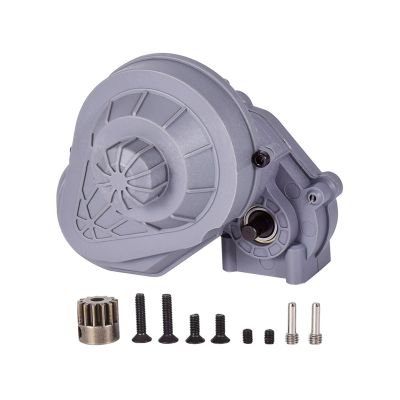 Complete Gearbox Transmission Gears Set for 1/10 RC Crawler Car Axial SCX10 SCX10 II 90046 Upgrades Part 3.17mm Motor Shaft(Grey Gearbox)