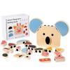 Wooden Montessori Animal Magic Face-Sticking Puzzles, Early Education Cognitive Building Block Board, Preschool Education Children's Toy, for Boys and Girls Aged 3-8 view 1