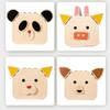 Wooden Montessori Animal Magic Face-Sticking Puzzles, Early Education Cognitive Building Block Board, Preschool Education Children's Toy, for Boys and Girls Aged 3-8 view 4
