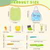 19 Pcs Kids Cooking Sets , Montessori Kitchen Tools for Toddlers, Safe Knife Set for Real Cooking ,Vegetable Crinkle Cutters Serrated Edges Plastic Toddler Knifes , Toddler Toys Set for Real Cooking view 3