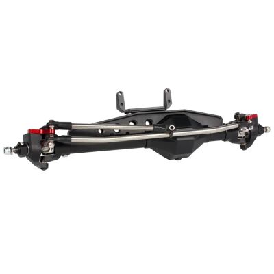Aluminum Diamond Axle Set for 1/10 RC Crawler Axial for Wraith 90018 RR10 Bomber SMT10 Capra 1.9UTB Roll Cage Rock Racer Chassis(Black Front Axle)