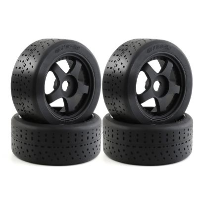 4PCS Rubber Black Tire 102 * 45mm Tyre 17Mm Wheel Hex for Arrma 1/7 for Infraction Felony Limitless RC Car Upgrade Parts