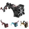 540 550 3650 3660 Motor Heatsink Cooling Fan with Thermal Sensor for 1/8 1/10 RC Car for Axial SCX10 for Traxxas TRX4(Blue) view 2