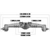1/10 RC Crawler All Metal Front and Rear Portal Axle for Axial for Capra 1.9 UTB AXI03004 Buggy F9 for Wraith 90018 RR10 Upgrade Part(Black Front Axle) view 3
