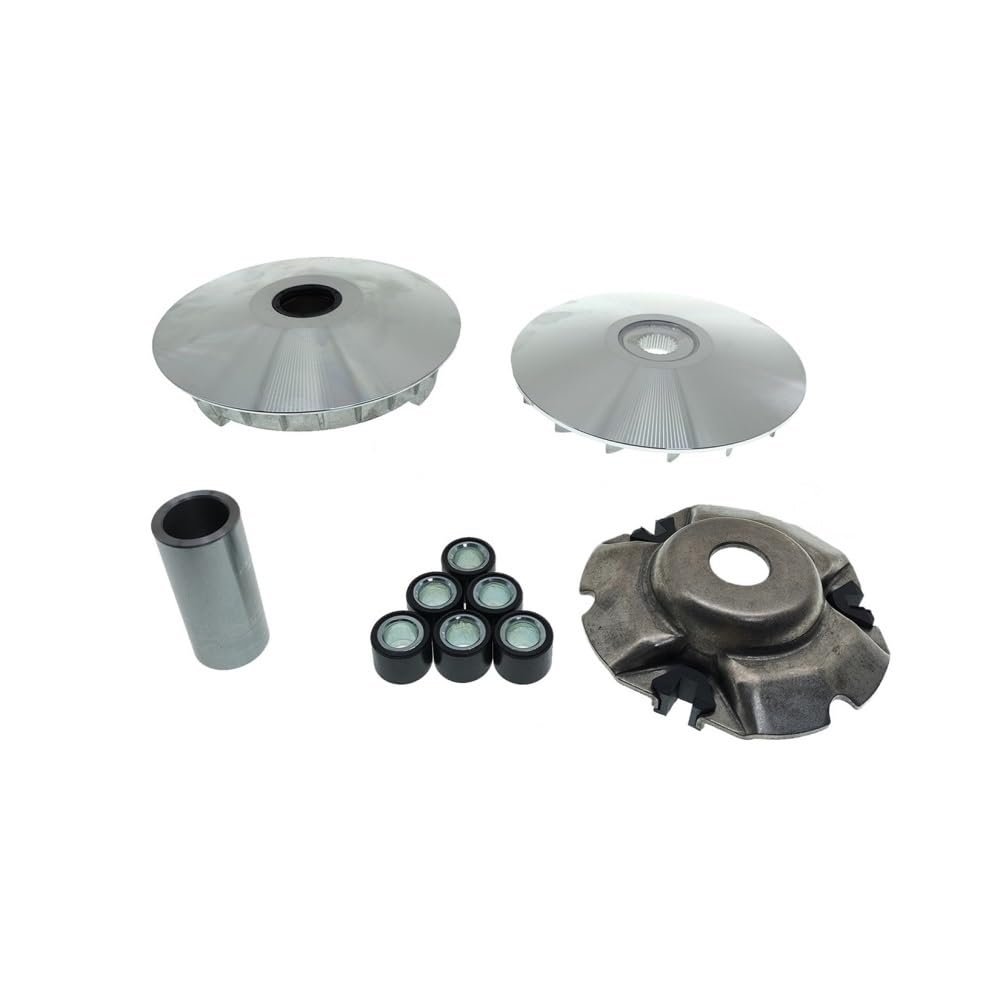 FvZlRup Scooter Variator Drive Face Pulley Assy 23g Roller Set Beads Plate Boss B for NSS350 F350 SH350 ADV350 350cc(One Set)
