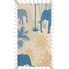Xosoxruk Baby Crib Sheet Elephant Coconut Tree Fitted Sheet for Boys Girls Microfiber Cradle Sheets Breathable Crib Cover Fit for Standard Mattress 52 x 28 in view 1